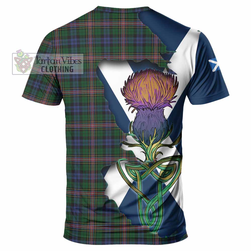Allison Tartan Family Crest T-Shirt Scottish Thistle Celtic Inspired - Tartan Vibes Clothing