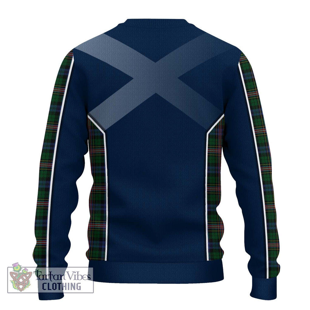 Allison Tartan Knitted Sweater with Family Crest and Lion Rampant Vibes Sport Style - Tartan Vibes Clothing