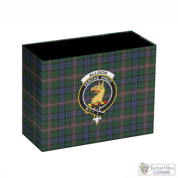 Allison Tartan Pen Holder with Family Crest