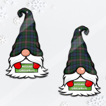 Allison Gnome Christmas Ornament with His Tartan Christmas Hat