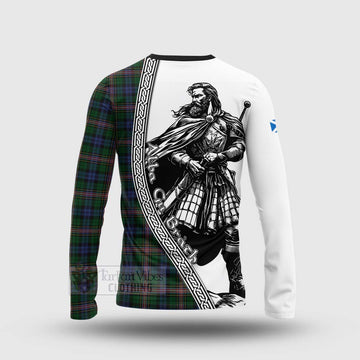 Allison Tartan Clan Crest Long Sleeve T-Shirt with Highlander Warrior Celtic Style