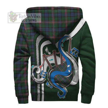 Allison Tartan Sherpa Hoodie with Epic Bagpipe Style