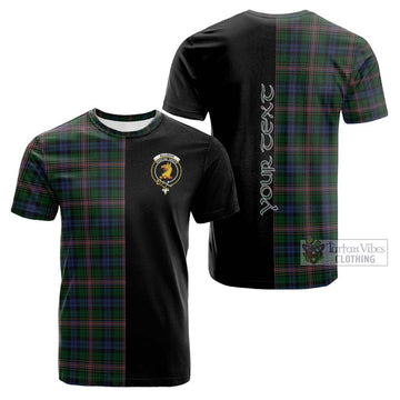 Allison Tartan Cotton T-shirt with Family Crest and Half Of Me Style