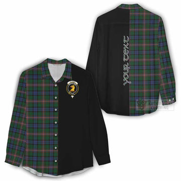 Allison Tartan Women's Casual Shirt with Family Crest and Half Of Me Style