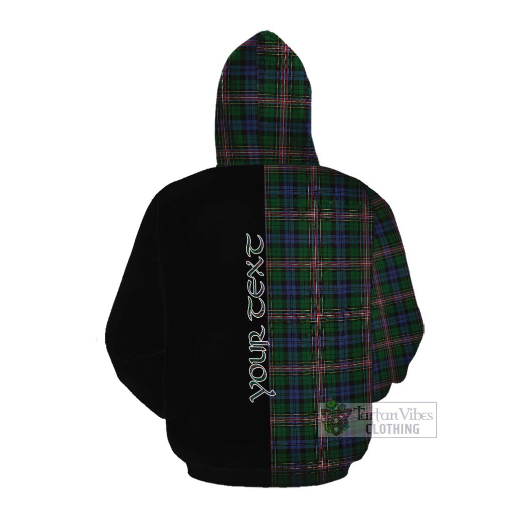 Tartan Vibes Clothing Allison Tartan Cotton Hoodie with Family Crest and Half Of Me Style