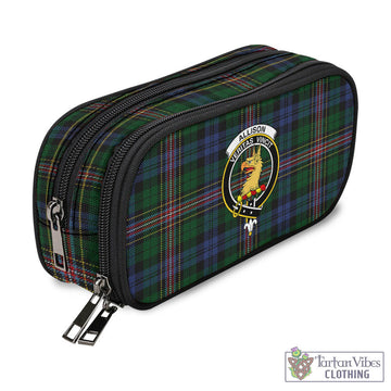 Allison Tartan Pen and Pencil Case with Family Crest