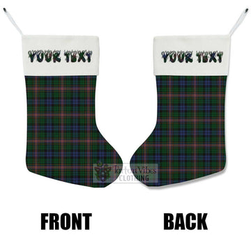 Allison Tartan Christmas Stocking with Personalized Text