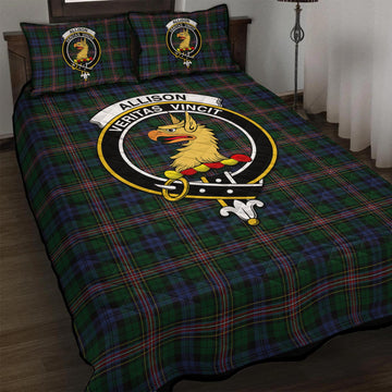 Allison Tartan Quilt Bed Set with Family Crest