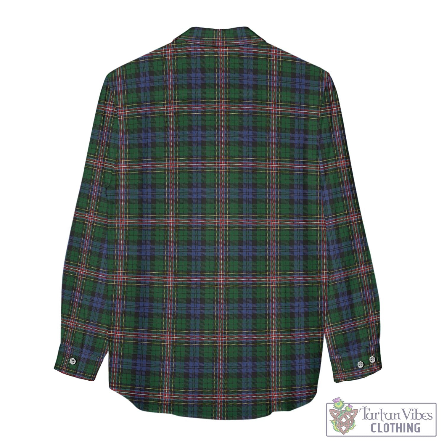 Tartan Vibes Clothing Allison Tartan Womens Casual Shirt with Family Crest