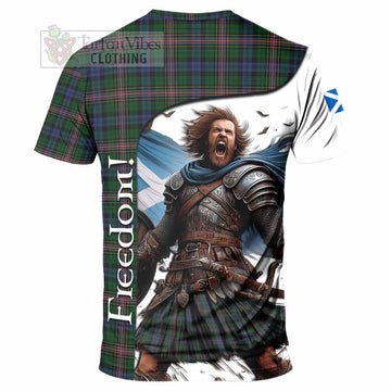 Allison Crest Tartan T-Shirt Inspired by the Freedom of Scottish Warrior