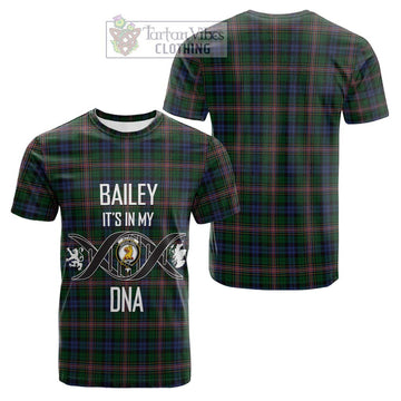 Allison Tartan Cotton T-shirt with Family Crest DNA In Me Style