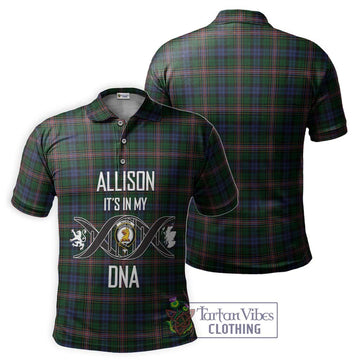 Allison Tartan Polo Shirt with Family Crest DNA In Me Style