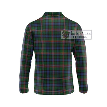 Allison Tartan Long Sleeve Polo Shirt with Family Crest DNA In Me Style