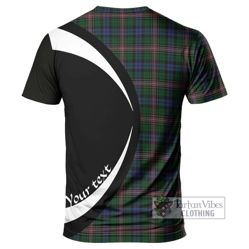 Tartan Vibes Clothing Allison Tartan T-Shirt with Family Crest Circle Style