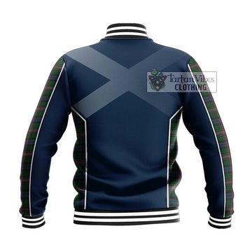 Allison Tartan Baseball Jacket with Family Crest and Lion Rampant Vibes Sport Style