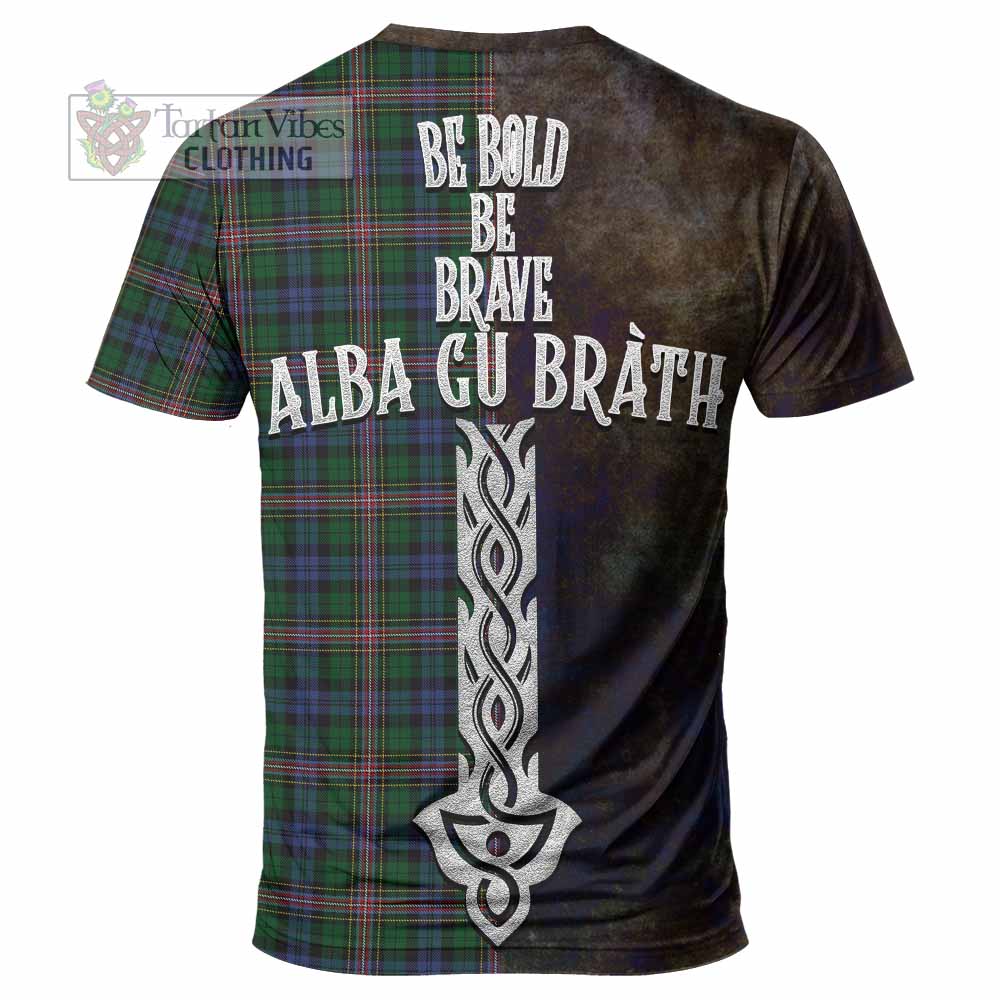 Allison Tartan Family Crest T-Shirt Alba Gu Brath Be Brave Lion Ancient Style - Tartan Vibes Clothing