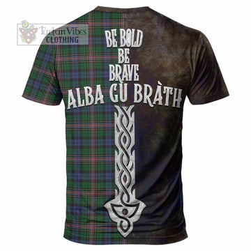 Allison Tartan Family Crest T-Shirt Alba Gu Brath Be Brave Lion Ancient Style - Tartan Vibes Clothing