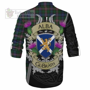 Allison Tartan Family Crest Ghillie Kilt Shirt Lion Rampant Royal Thistle Shield Celtic Inspired - Tartan Vibes Clothing