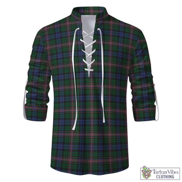 Allison Tartan Men's Scottish Traditional Jacobite Ghillie Kilt Shirt