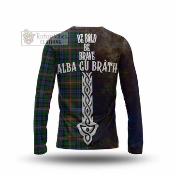 Allison Tartan Family Crest Long Sleeve T-Shirt Alba Gu Brath Be Brave Lion Ancient Style - Tartan Vibes Clothing