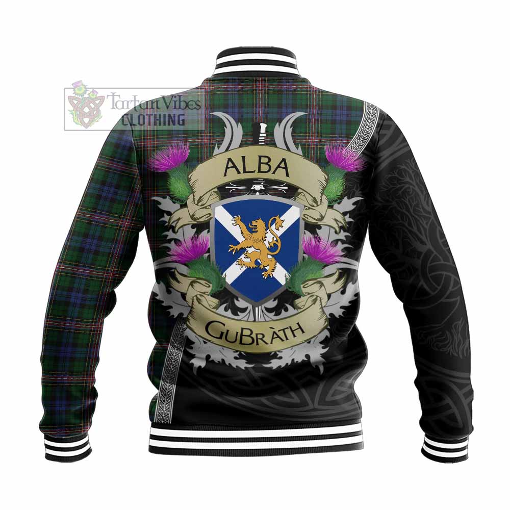 Allison Tartan Family Crest Baseball Jacket Lion Rampant Royal Thistle Shield Celtic Inspired - Tartan Vibes Clothing