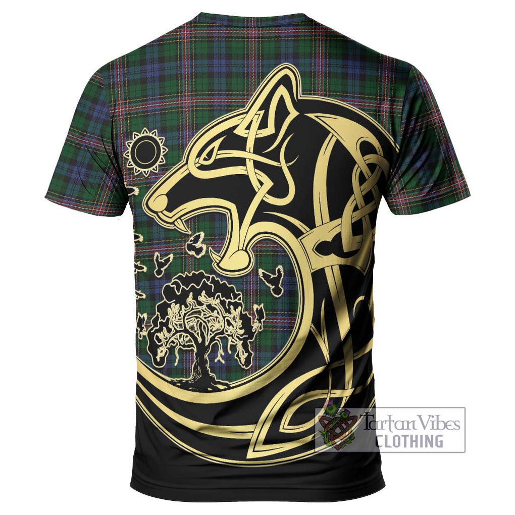 Allison Tartan T-Shirt with Family Crest Celtic Wolf Style - Tartan Vibes Clothing