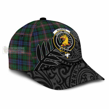 Allison Tartan Classic Cap with New Zealand Silver Fern Half Style