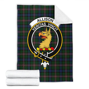 Allison Tartan Blanket with Family Crest