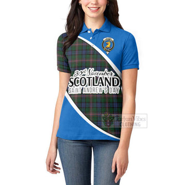 Allison Family Crest Tartan Women's Polo Shirt Celebrate Saint Andrew's Day in Style