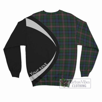 Allison Tartan Sweatshirt with Family Crest Circle Style