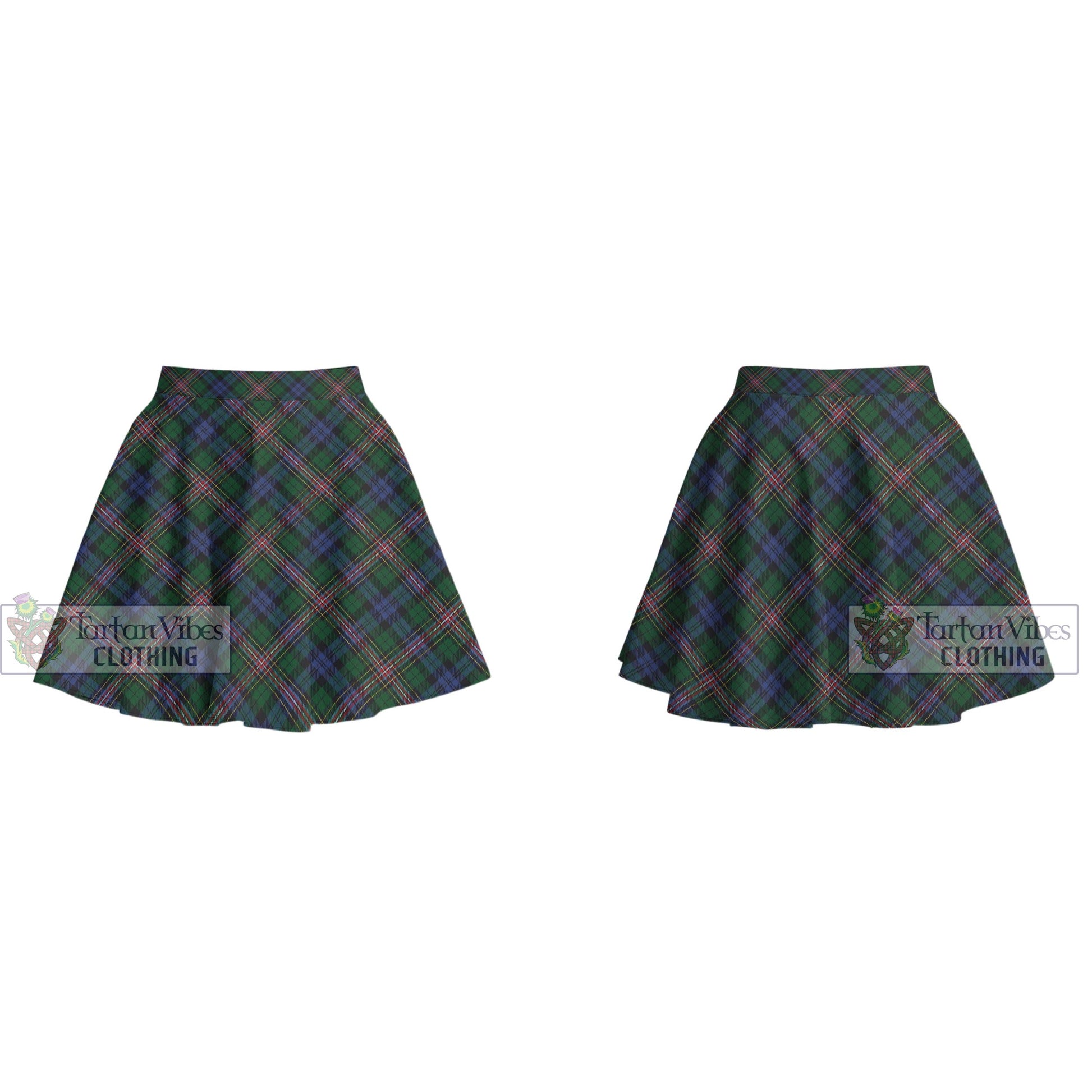 Tartan Vibes Clothing Allison Tartan Women's Plated Mini Skirt