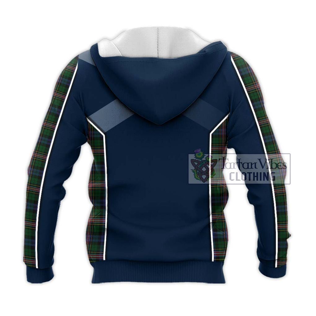 Allison Tartan Knitted Hoodie with Family Crest and Lion Rampant Vibes Sport Style - Tartan Vibes Clothing