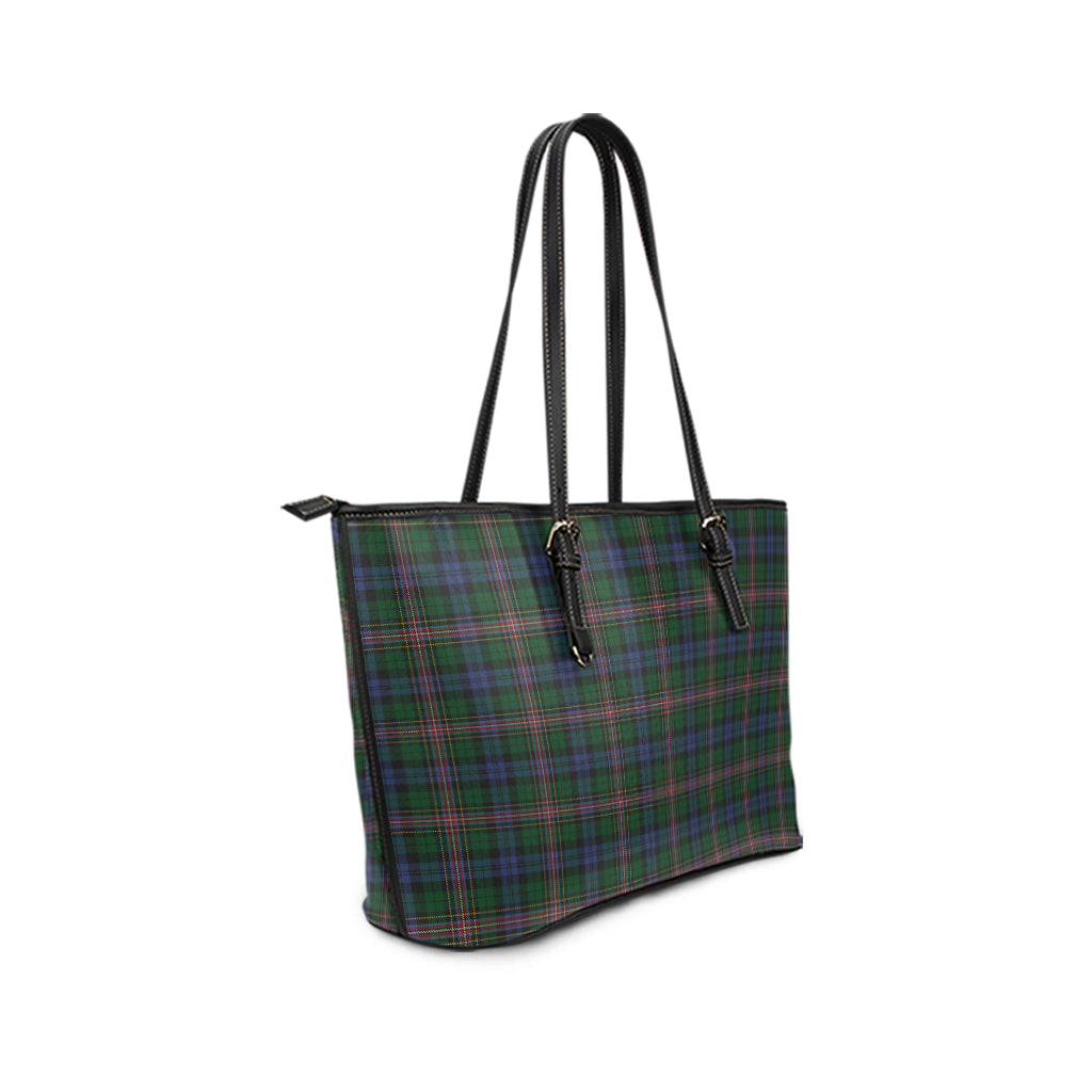 Allison Tartan Leather Tote Bag - Tartanvibesclothing