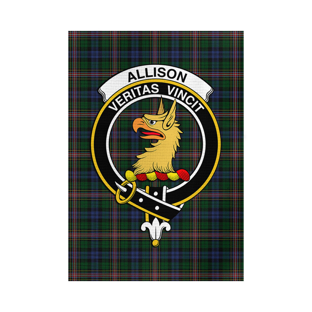 Allison Tartan Flag with Family Crest - Tartanvibesclothing