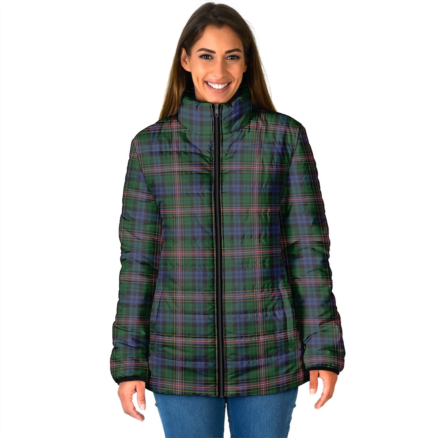 Allison Tartan Padded Jacket - Tartanvibesclothing