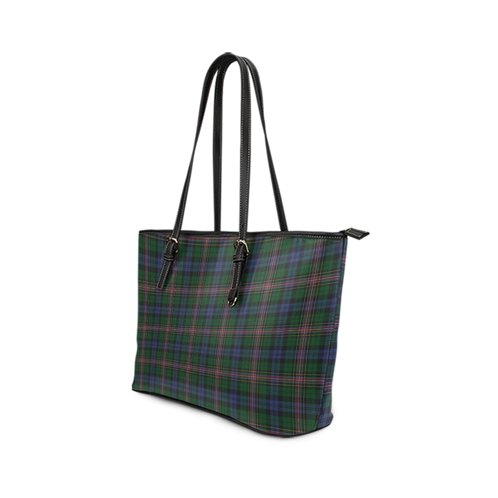 Allison Tartan Leather Tote Bag - Tartanvibesclothing