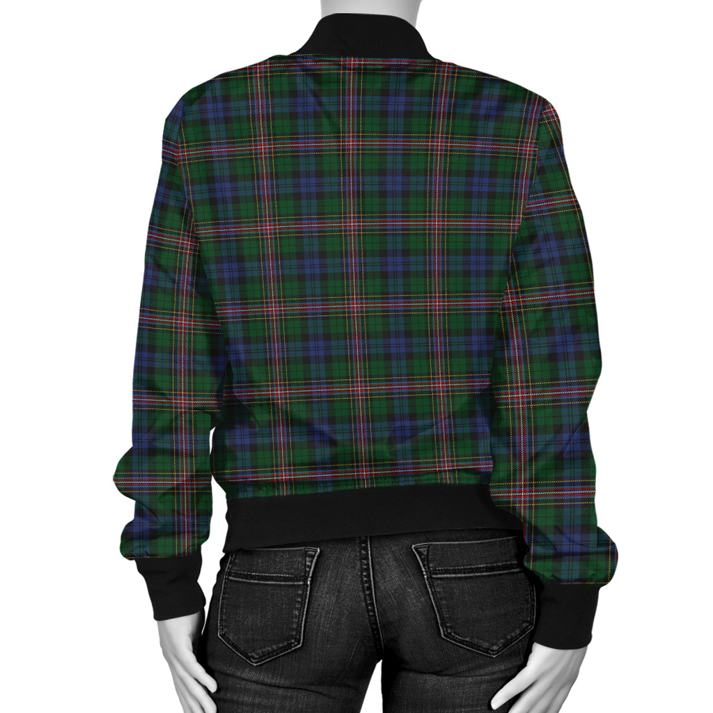 Allison Tartan Bomber Jacket with Family Crest - Tartanvibesclothing