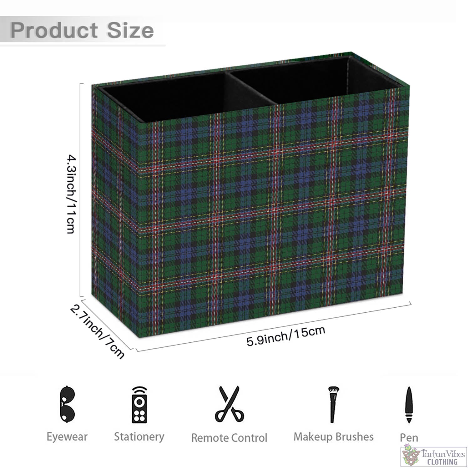 Tartan Vibes Clothing Allison Tartan Pen Holder