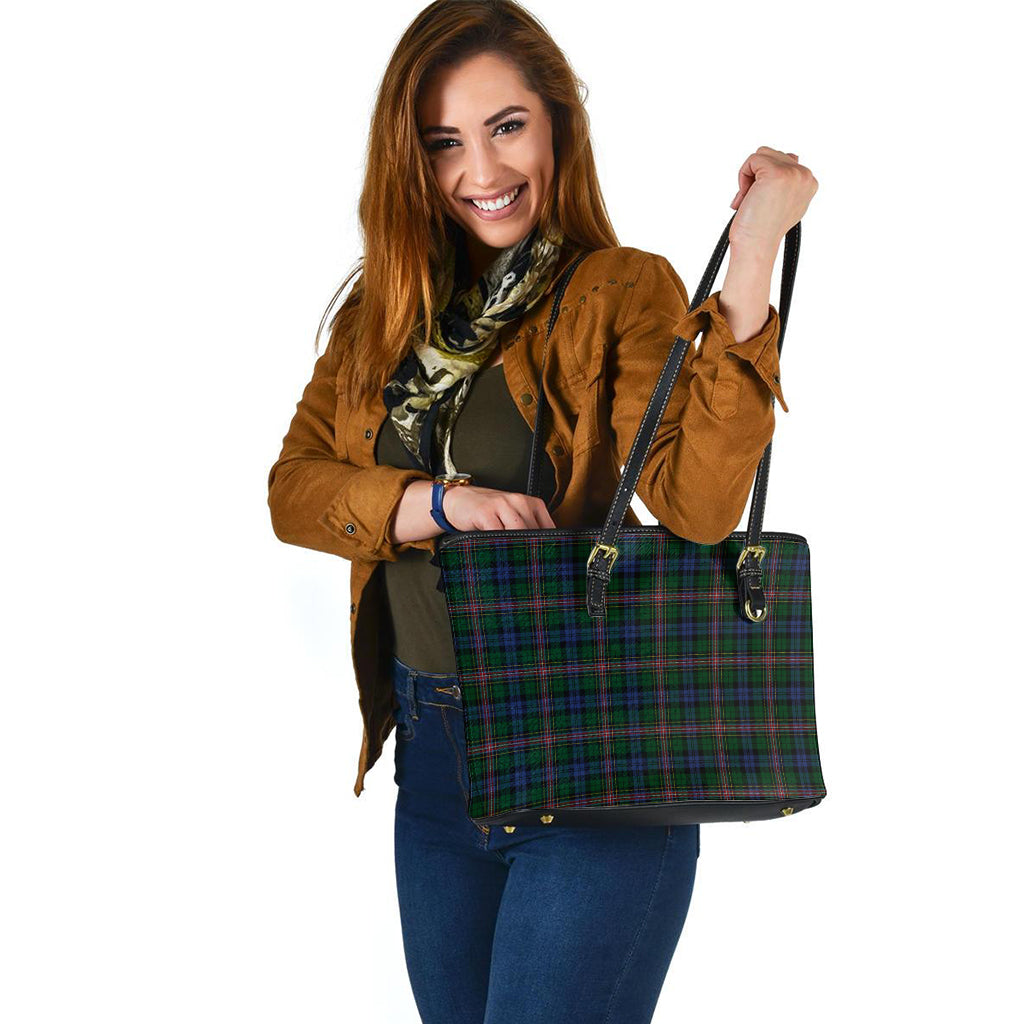 Allison Tartan Leather Tote Bag - Tartanvibesclothing