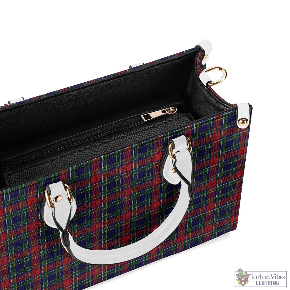 Tartan Vibes Clothing Allison Red Tartan Luxury Leather Handbags