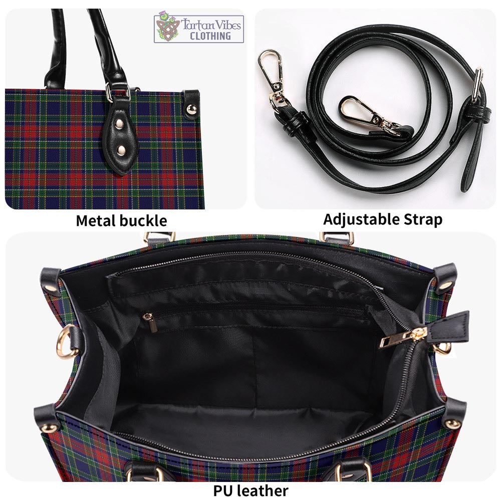 Tartan Vibes Clothing Allison Red Tartan Luxury Leather Handbags