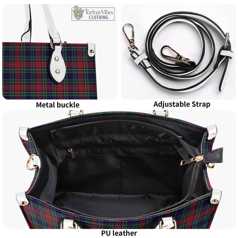 Tartan Vibes Clothing Allison Red Tartan Luxury Leather Handbags