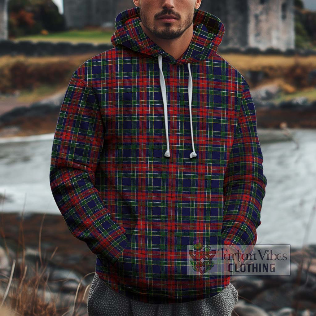 Allison Red Tartan Cotton Hoodie Pullover Hoodie XS - Tartan Vibes Clothing