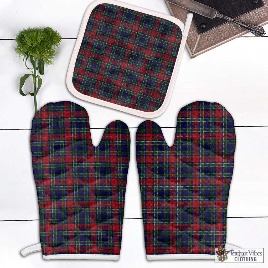 Allison Red Tartan Combo Oven Mitt & Pot-Holder Combo 1 Oven Mitt & 1 Pot-Holder White - Tartan Vibes Clothing