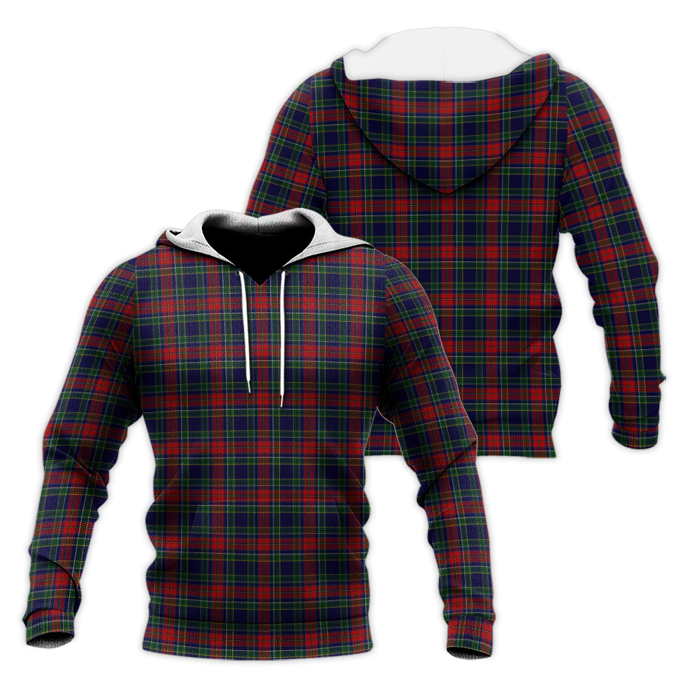 Allison Red Tartan Knitted Hoodie Unisex Knitted Hoodie - Tartanvibesclothing