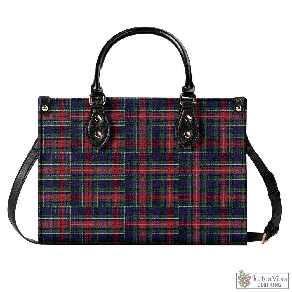 Tartan Vibes Clothing Allison Red Tartan Luxury Leather Handbags