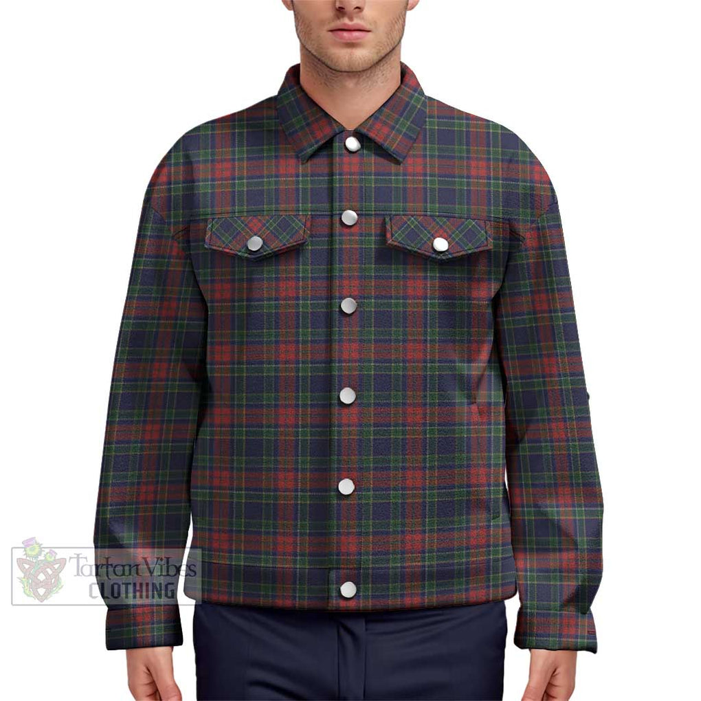 Allison Red Tartan Unisex Lapel Cotton Jacket Unisex - Tartan Vibes Clothing