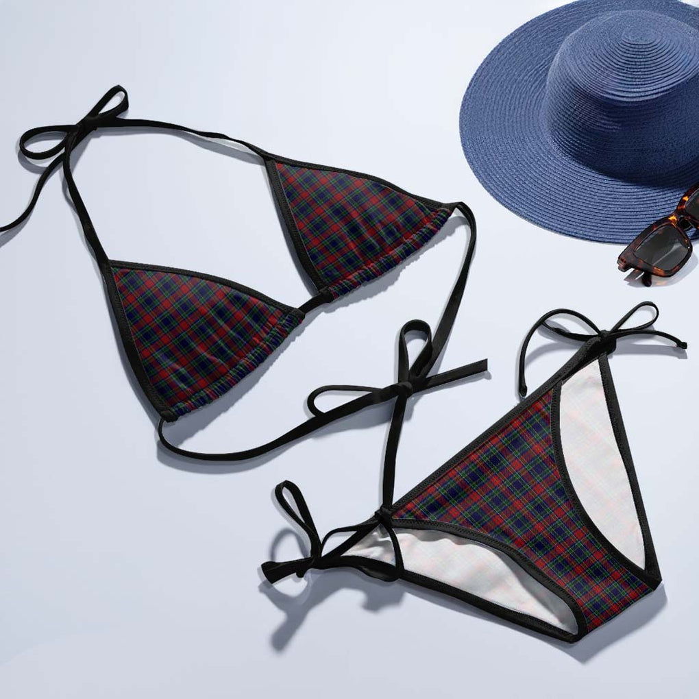 Allison Red Tartan Bikini Swimsuit - Tartan Vibes Clothing