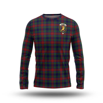 Allison Red Tartan Long Sleeve T-Shirt with Family Crest