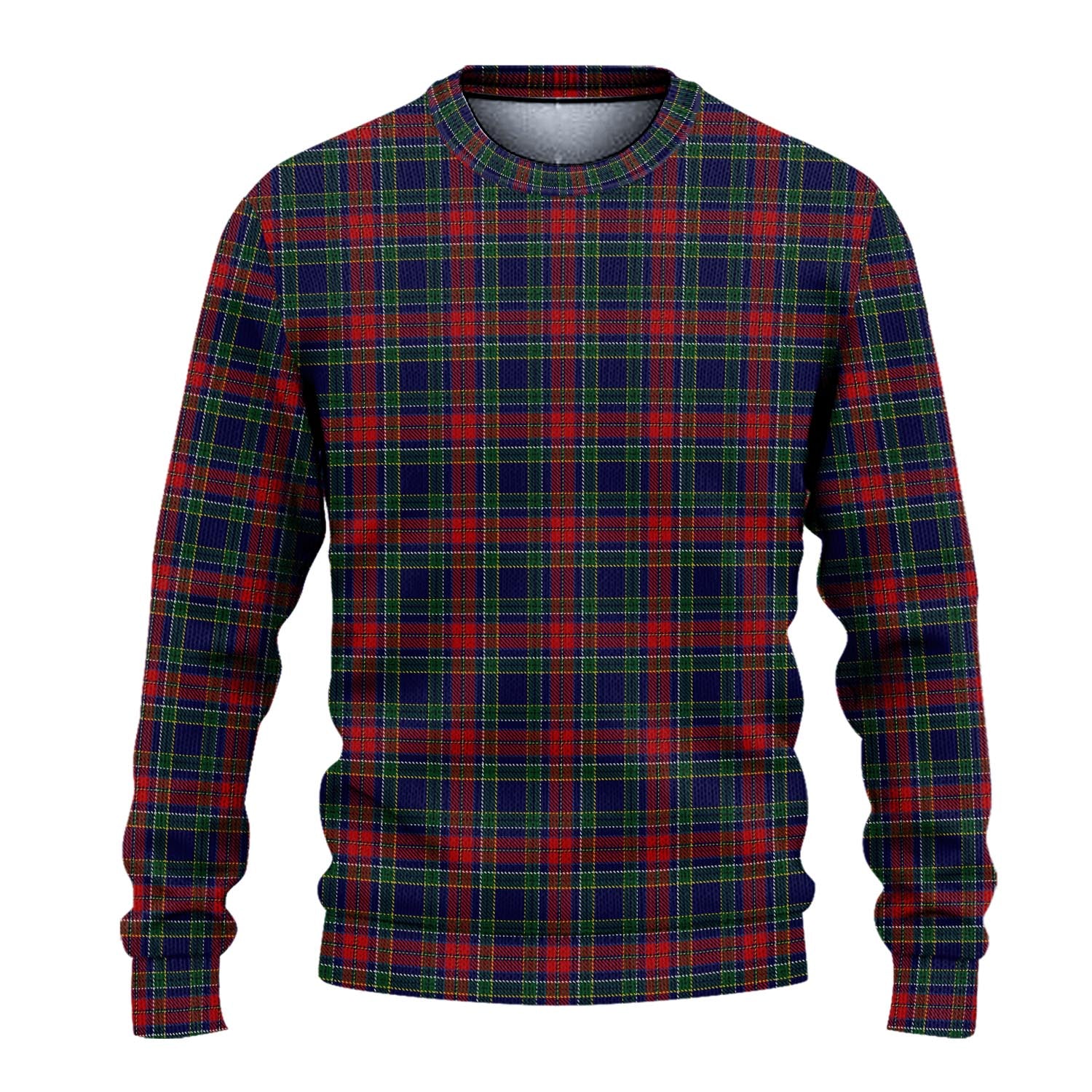 Allison Red Tartan Knitted Sweater - Tartanvibesclothing